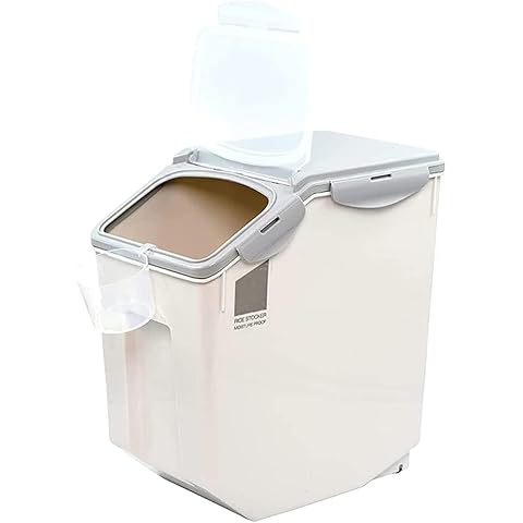 DZL- Contenedor Pienso Perros con Ruedas Cover