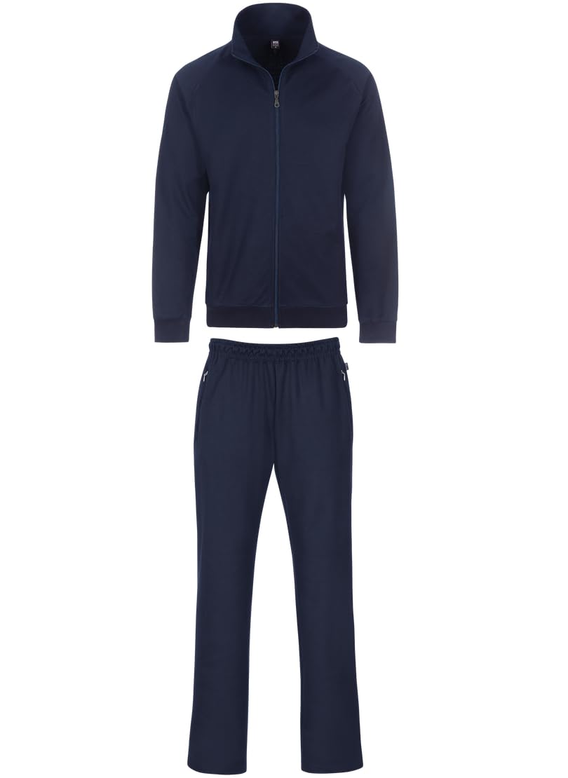 Trigema Men's Blue (Navy 046) Jogging Suit - Blue - Medium