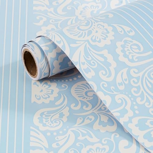 Image of Self Adhesive Decorative Peel Stick Waterproof Floral Wallpaper Wall Decor Removable Wall Paper for Living Room Hall Decoration PVC Vinyl DIY Contact Paper45x304cm (Botanical-1)