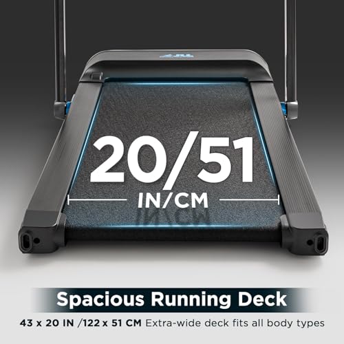 Image of JLL Folding Treadmill & Walking Pad, Under Desk Running Machine for Home Office, Smart App, Auto /Manual Incline, Shock Absorption, Compact Space-Saving Design