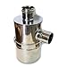 Abbattitore Di Fuliggine ad Acqua Per Stufe A Pellet In Acciaio Inox AISI 304 (Diametro 80 mm)