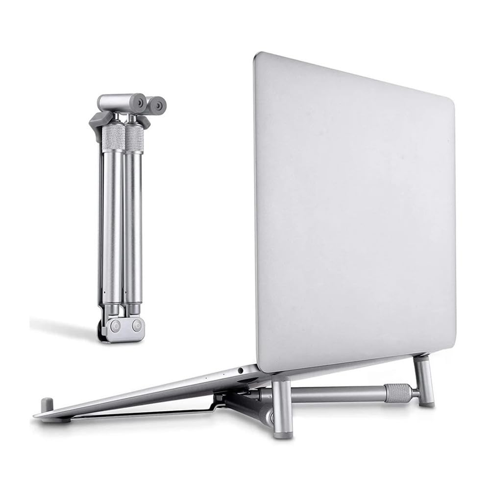 Podstawka pod laptopa Przenośny stojak na laptopa, uniwersalny aluminiowy składany stojak na laptopa do laptopów 12"~17" i tabletów Uchwyt na laptopa