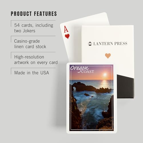 Baraja de Cartas Póker Oregon Coast y Rocky Cove miniatura 3