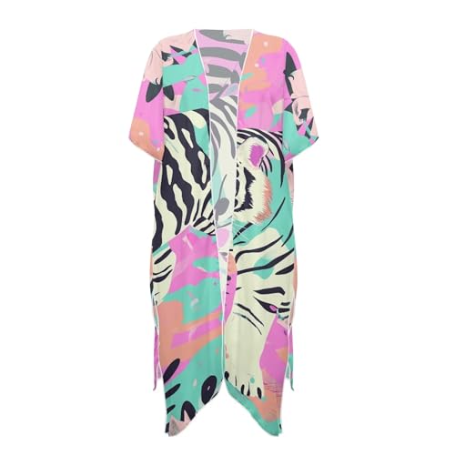 Long Swimsuit Coverup for Women Seaside Summer Vacation Swim Cover Up for Women Hawaiian komono cardigan Cover Ups2