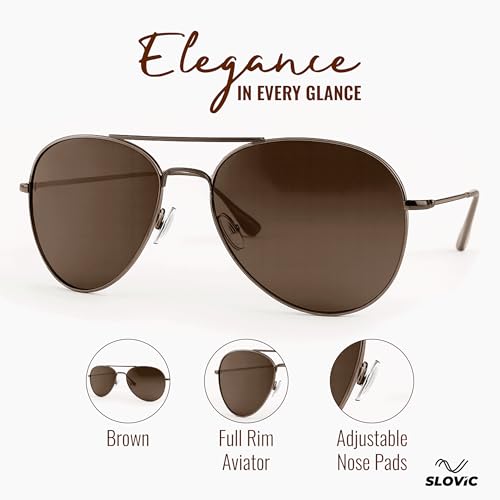 Image of SLOVIC Sunglasses for Men Stylist | UV Protection Goggles for Man | Lightweight & Durable Polycarbonate Material | Unisex Gift for Man & Women | Mens Fashion Sunglasses