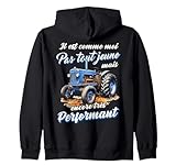 Citation drôle collectionneur de tracteurs anciens, agriculteur, céréalier, fou des tracteurs et notamment des vieux tracteurs. Tracteur vintage bleu. Humoristique, marrant.