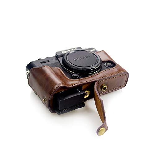 Kinokoo Fujifilm Pu Leather Camera Case,Fullbody Case Cover For Fujifilm Xt30 Xt20 Xt10 With 16-50Mm And 18-55Mm Lens -Coffee #TOP2