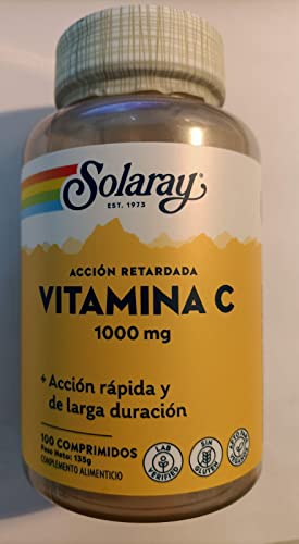 Vitamina C 100 comprimidos de 1000 mg de Solaray