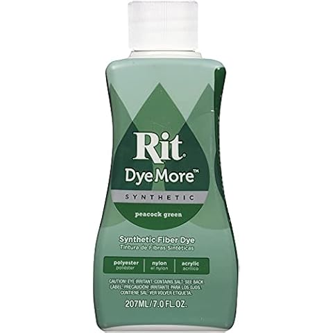 Rit Dye 155858 Synthetic 7oz-Peacock Green, Other, Multicoloured, 207 ml (Pack of 1) Cover