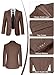 Mens Tweed Suit Champange Slim Fit 3 Piece Wool Suits Men Wedding Groom Business Fashion Blazer Jacket Vest Trousers 6XL