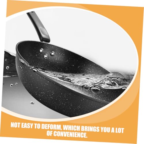 Wok pequeño antiadherente para cocina con mango ergonómico miniatura 6