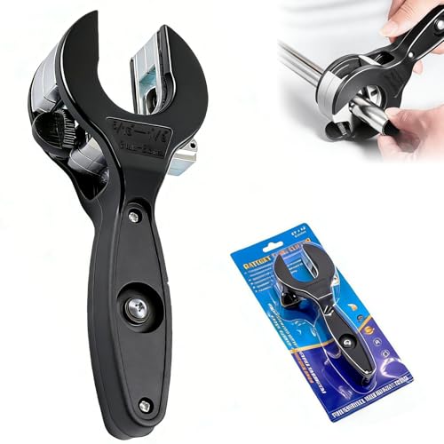 2026 New Ratcheting Tubing Cutter Copper Pipe Cutter Tubing Cutter 1/4 To 7/8 2 in 1 Close Quarters Tube Compact Cutter for Narrow Space Ratcheting Pvc Cutter Pipe Cutters Plumbing (Black)