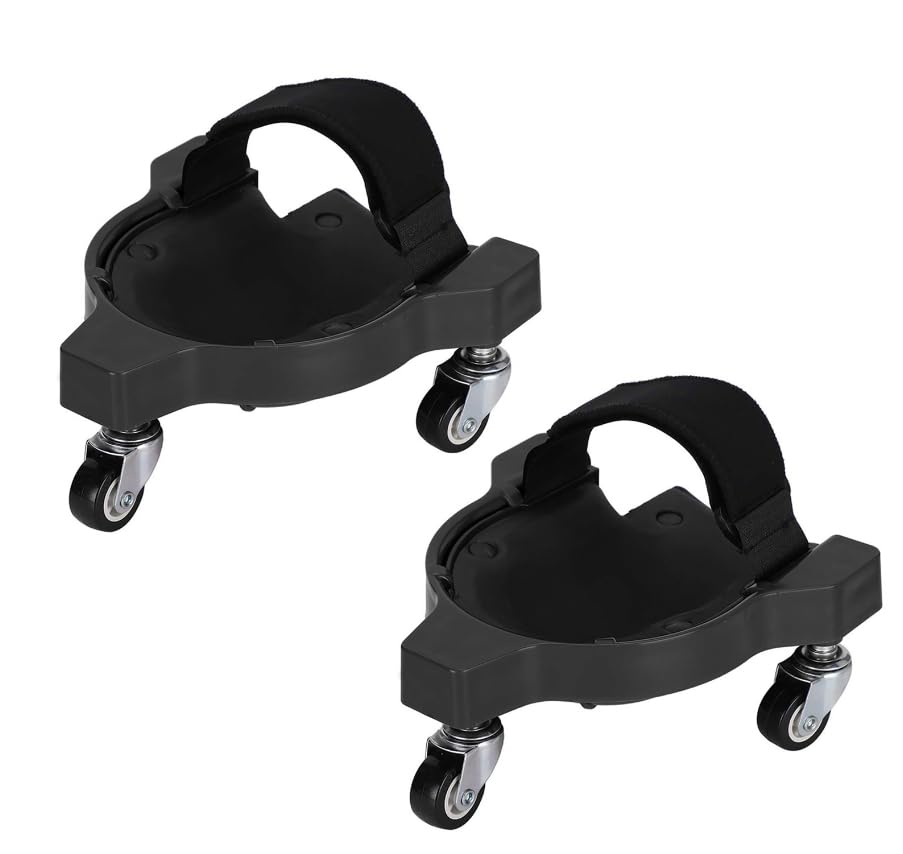 Luminexia Genouillère pour Le Travail du Bois,genouillères roulantes,genouillère coulissante multifonctionnelle,Outil de déplacement de Travail pour Jardin,Chantier de Construction