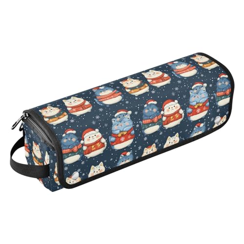 Bolsa de viaje resistente al calor Fat Cats Marble para herramientas de cabello, organizador portátil para planchas, rizadores y accesorios de cuidado capilar miniatura 1