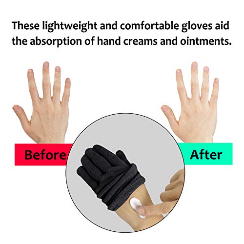 MIG4U Moisturizing Beauty Gloves Touch Screen Overnight Sleeping Glove Large for Men SPA, Dry Hands, Nighttime Lotion… - Image 5