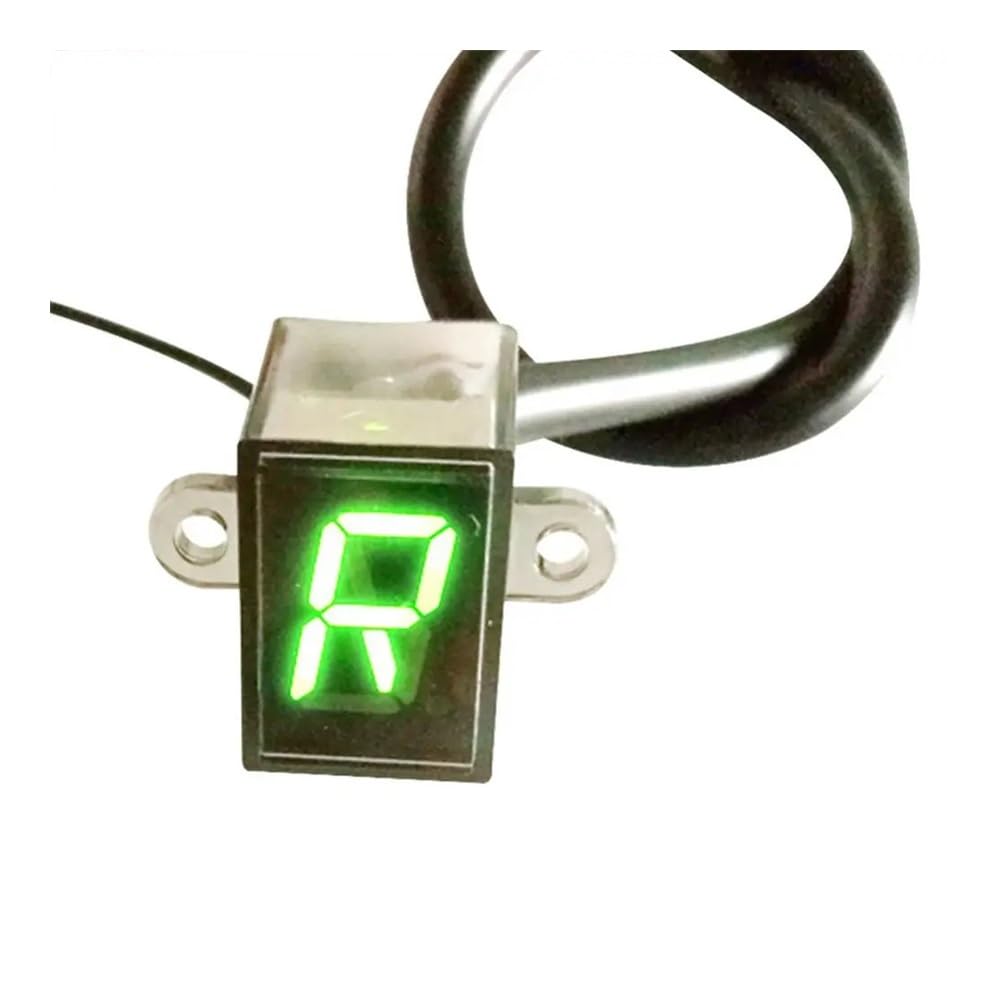 Indicador de Engranaje de Velocidad Indicador de Marchas Digital Universal para Motocicleta, Pantalla de 12V, Sensor de Palanca de Cambios, indicador de Marchas Digital