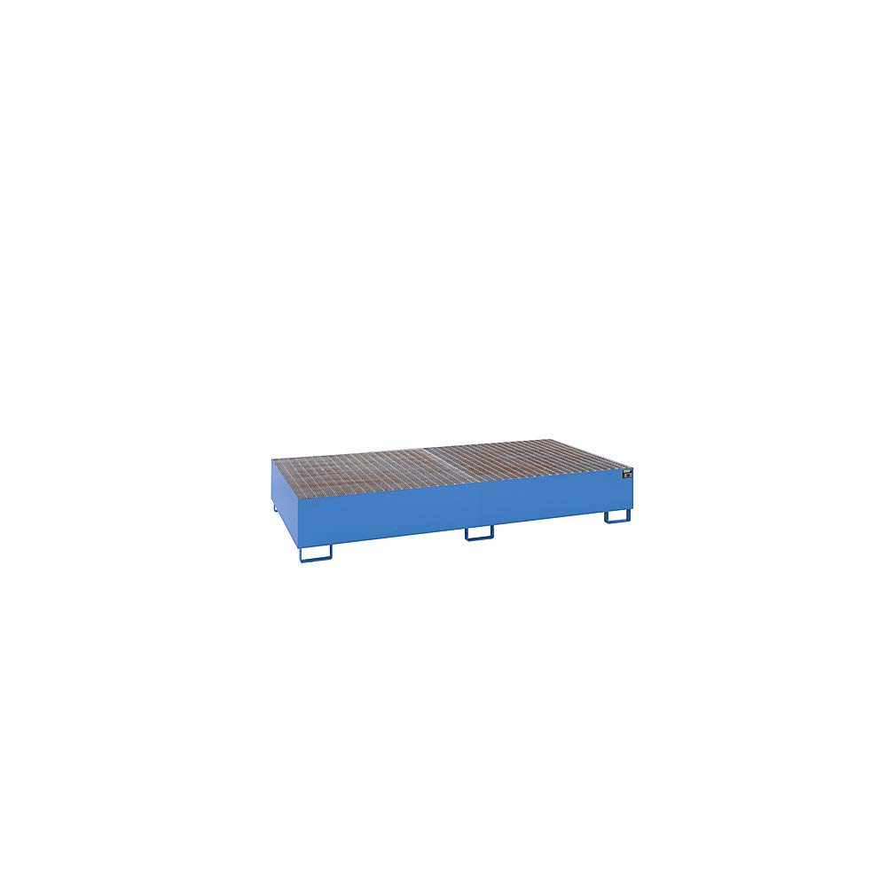Bauer GmbH Auffangwanne f. Container/Fäßer B2650xT1300xH435mm Volumen 1000l lichtblau