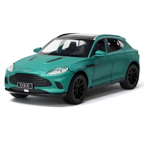 Auto de juguete Aston Martin DBX a escala 1:32 verde miniatura 5