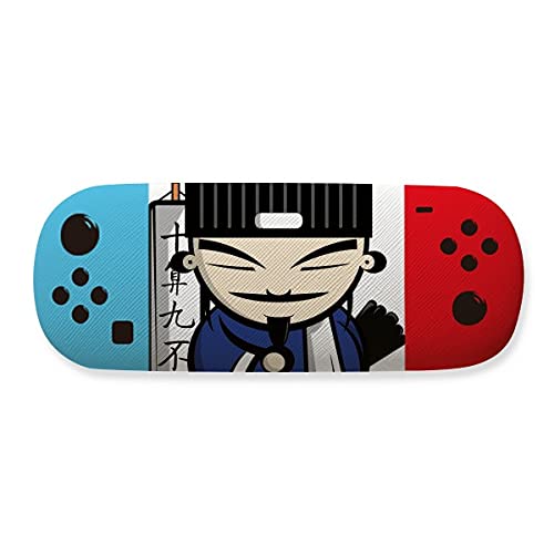 Étui de rangement pour lunettes de jeu créatif - Boîtier rigide style chinois pour gamer