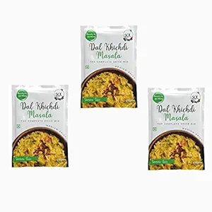 Dal Kichadi Masala (Pack Of 3) | Instant Spice Mix | Authentic Home Made Taste | Easy To Cook In 3 Steps - Under 10 Mins I Veg | 50G Pack I Serves 2 Person Per Pack |