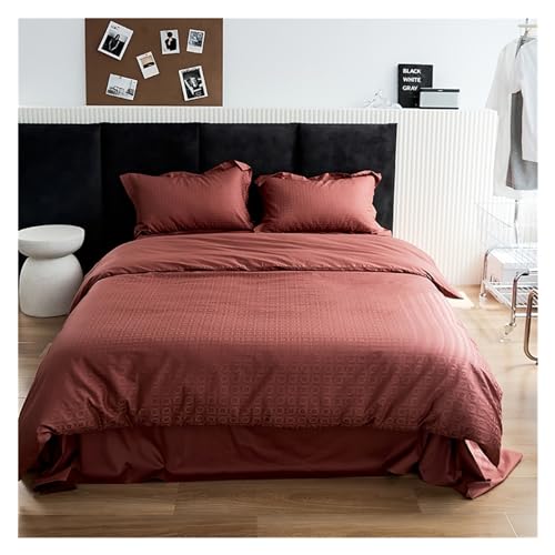 Parure de lit en Satin coton anti-plis ensemble literie lignes grises