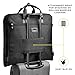 ZEGUR Premium Suit Garment Bag Carry On - Hangs 4 Suits - Travel & Business with Shoulder Strap and Laptop Compartment