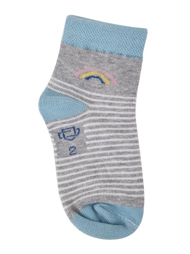 Image of Dollar Kids Socks For Boys & Girls In Blended Cotton (Pack of 5)