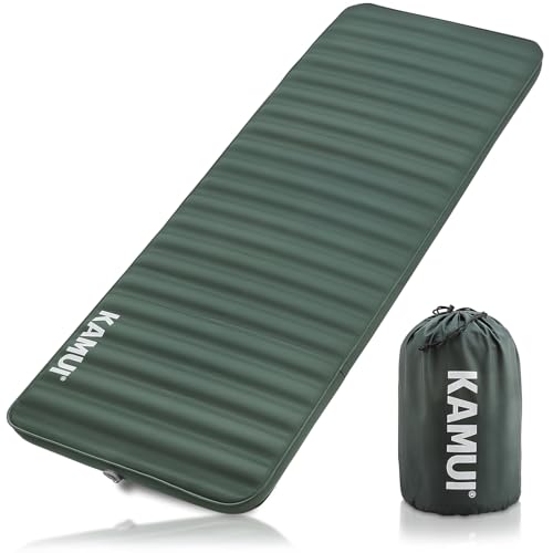 KAMUI Sleeping Pad – Foam Camping Mat, 4-Season Insulated Mattress Pad R-Value 6, for Tent, Car, Travel, or Home