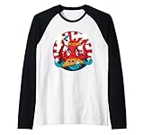 Photo Gallery cool funny octopus sushi maglia con maniche raglan Photo Gallery cool funny octopus sushi maglia con maniche raglan