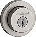 Kwikset 91590-003 Milan Round Double Cylinder Deadbolt Featuring SmartKey in Satin Nickel