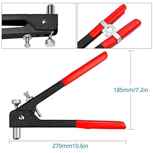 Autoutlet EFUGT587S Rivet Nut Tool 86Pcs Rivnut Tool Kit 5 Sizes Mandrels M3 M4 M5 M6 M8 Nutsert Tool Kit thumb #4