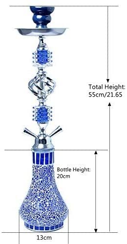 LSZ Shisha-Set 2 Schlauchhukas Set Shisha Glasvase mit Holzkohle-Clip, Haken-Set for Beste Hukas Shisha Shisha-Set… – Bild 4