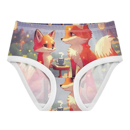 Toddler Girls Underwear 2t Cotton Girl Panties Cute Animals Kids Undies Briefs Cute Animal Fox