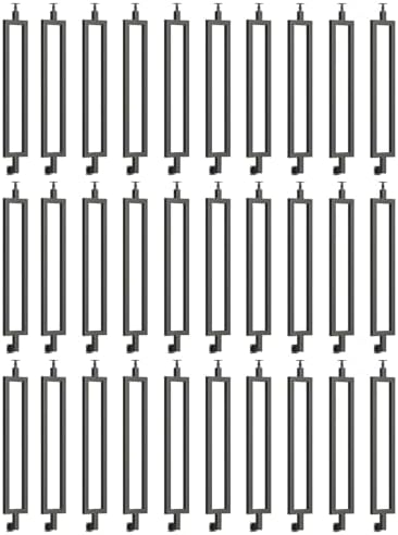 Adjustable Staase Balusters Pack for Deck & Stairs Railing, Side/Ground Mount Bracket, Compatible with Railing Spindles – Enhance Outdoor Safety & Style