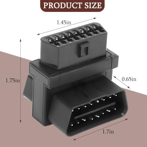 OBD2 Splitter Extensor Cable Adaptador OBDII 16 Pines Macho a Dos Hembras Universal 2