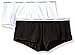 Calvin Klein Women's Carousel Logo Cotton Boyshort, Black/White, Small