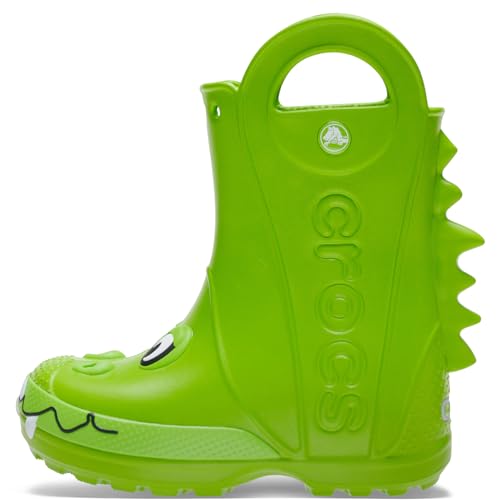 Image of Crocs Kids' Handle It Rain Boots | Waterproof Slip On Shoes | Kids' Rain Boots