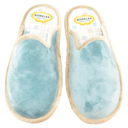 Biorelax - Zapatillas de casa con Planta Acolchada 652896 Sintético Mujer Color: Oceano Talla: 39 Biorelax - Zapatillas de casa con Planta Acolchada 652896 Sintético Mujer Color: Oceano Talla: 39