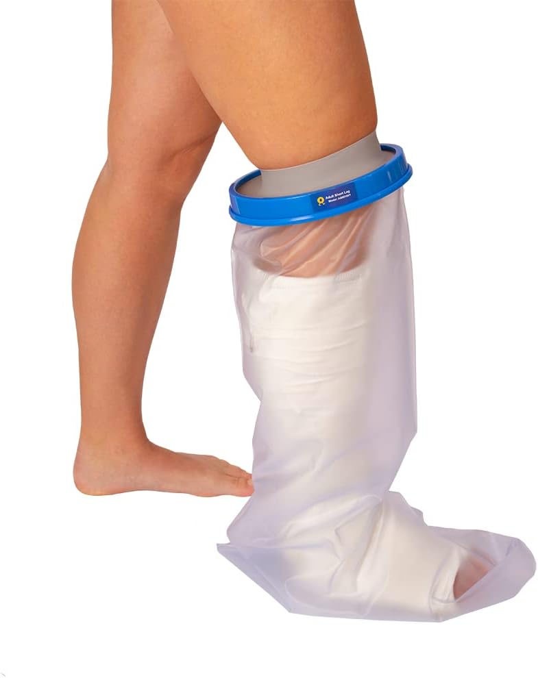 StrideOn Waterproof Std LowerLeg Cast Cover and Bandage Protector for Shower or Bath. Reusable