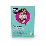 Worm Screen Combo, Dog Worming Tablets, 4 Pack – Vet Approved Worming Tablet for Dogs & Puppies Over 2 Weeks / 2kg+ in Weight – Kills Roundworms, Hookworms & Tapeworms – 4 Dog Wormer Tablets