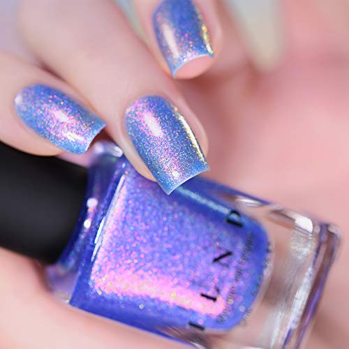 Image of ILNP Pool Party - Vivid Iridescent Blue Holographic Jelly Nail Polish
