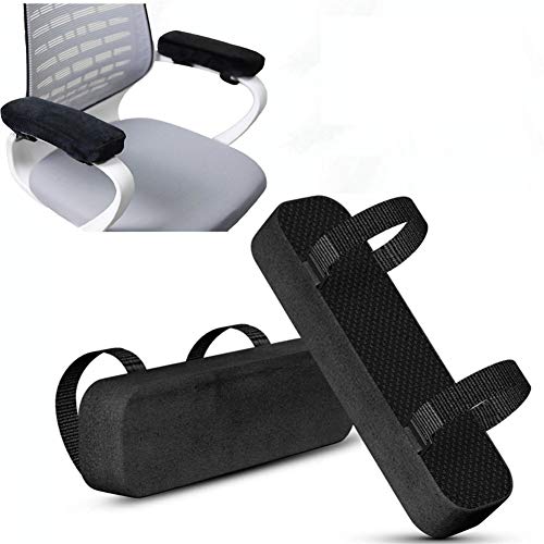 Stuhl Armlehne Pads, Armlehnen polster aus Gedächtnisschaum Lindert schmerzende Ellbogen und ArmeStuhl Armüberzüge Bürostühle Rollstuhl und Gaming