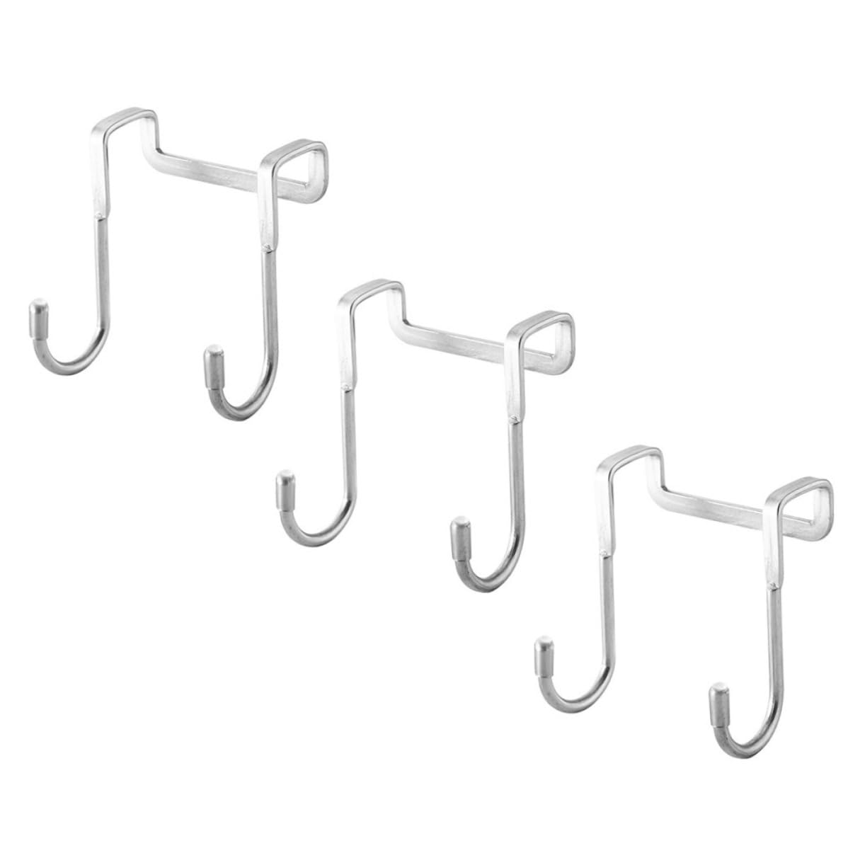 Holibanna 3pcs Door Hanger Hooks Over The Door Hangers for Kitchen Multi-Function Clothes Hanging Hooks Strong Capacity Easy Install