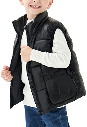 Kids Puffer Vest Lightweight Waterproof Sleeveless Zip Up Outwear for Boys Girls3