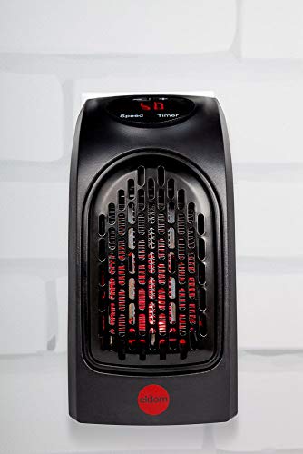 Radiateur soufflant électrique portable ELDOM HL20 400W connectable directement