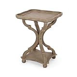 Christopher Knight Home Emerald French Country Accent Table with Square Top, Natural
