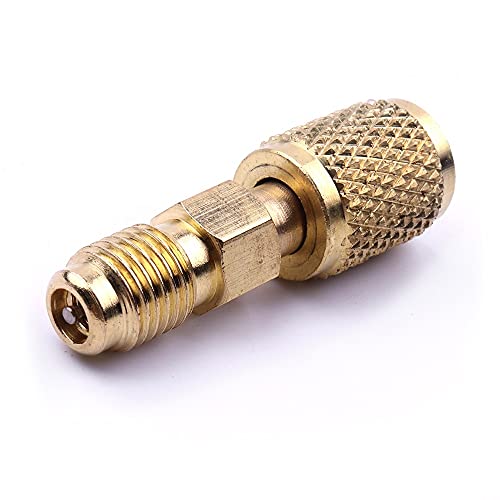 200 .LIBAISI 1 stks / 2 stks messing R12 R134A adapter fit voor auto airconditioner man 1/4 SAAIE Naar vrouw 1/4… - Image 6