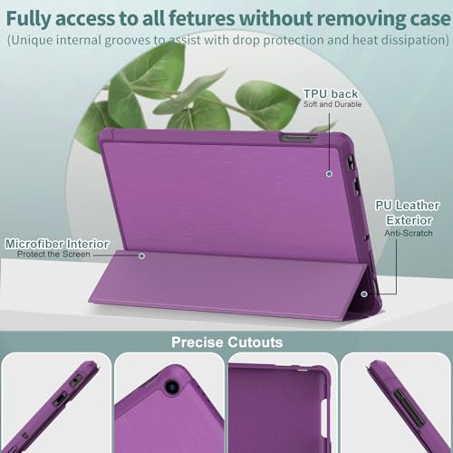 Image of DJDJ&RPPQ Lightweight and Convenient Also for Case with Auto Wake /Sleep-Dark Purple