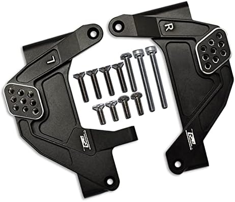 Aluminum Front Adjustable Damper Mount For Axial 1/6 SCX6 Jeep JLU Wrangler AXI05000-13Pc Set Black