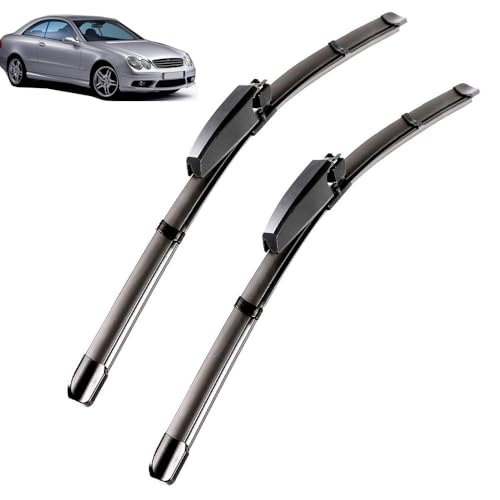 Balais d'essuie-glace pour Mercedes CLK résolvant les problèmes de traces et de pare-brise flou